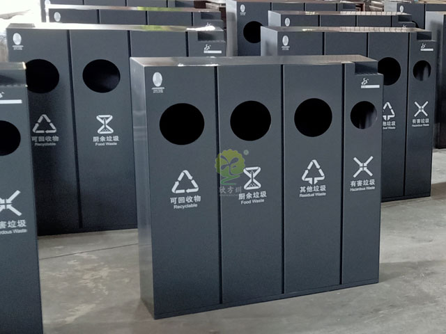酒店鋼制分類(lèi)垃圾桶-室內(nèi)分類(lèi)垃圾桶廠(chǎng)家