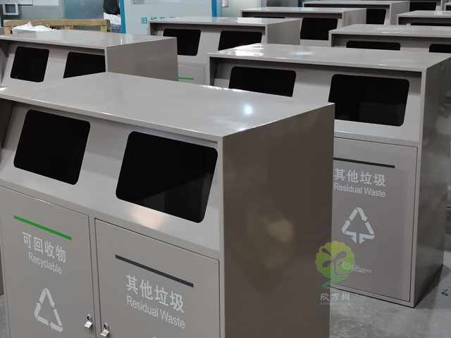 提升公共空間品質(zhì)，深圳金屬垃圾桶助你一臂之力